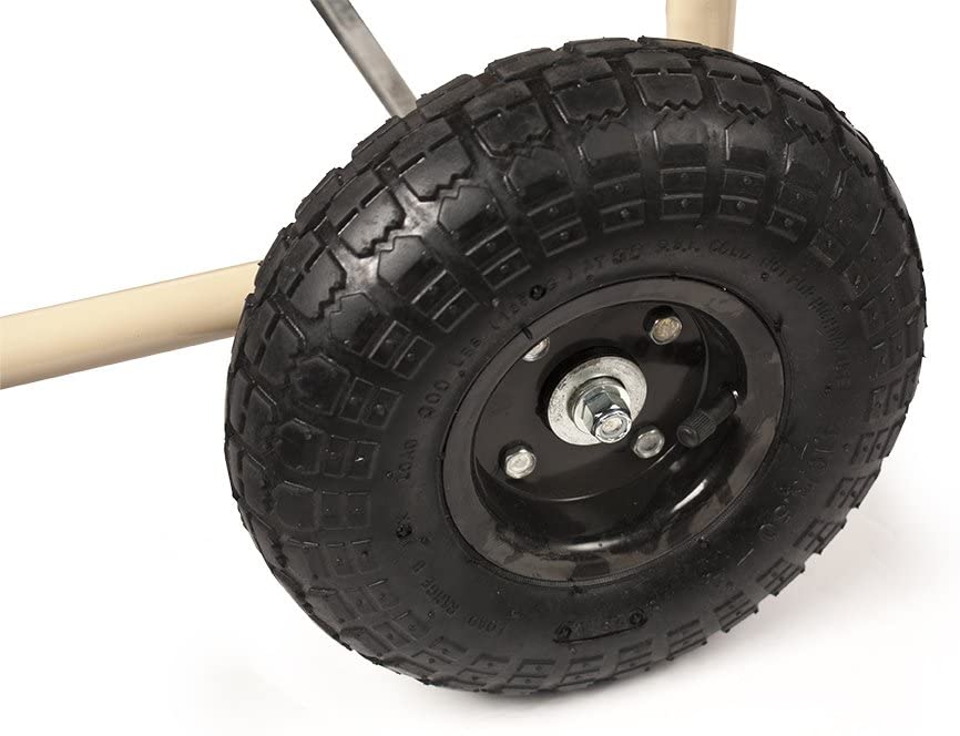 Liberty Garden 4 Wheel 300 Foot Steel Frame Water Hose Reel Cart (Open Box) - VMInnovations