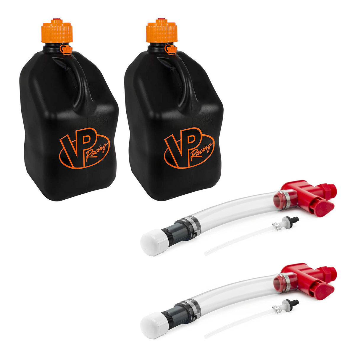 VP Racing Fuels 2 Trigger Hose Fluid Control System w/ 2 Utility Container Jugs