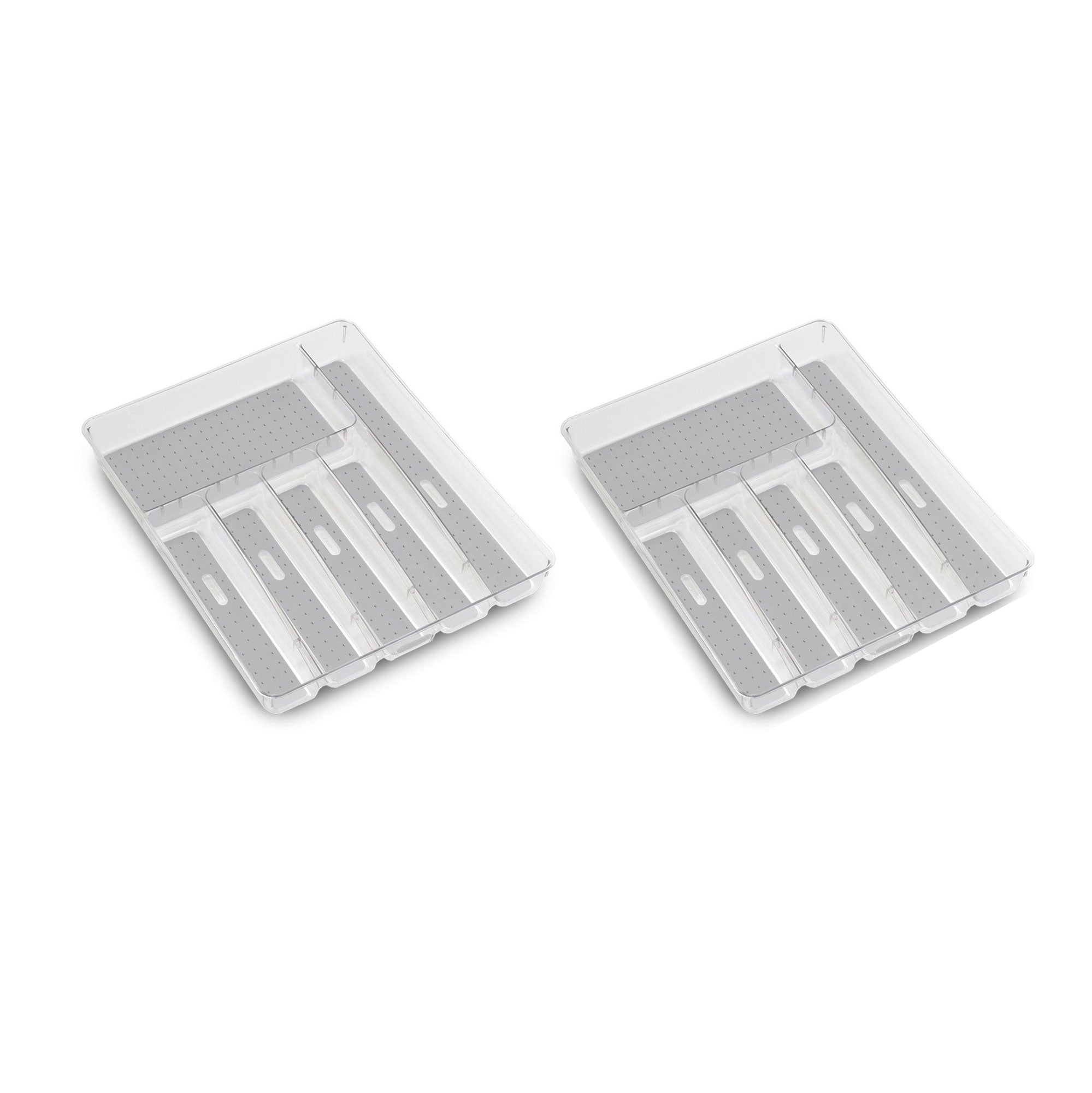 Sterilite Sink Set and Drain Board (6 Pack) + Kitchen Silverware Tray (2 Pack)