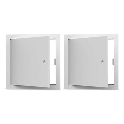 Acudor ED-2002 24x36" Universal Flush Mount Access Panel Door, White (2 Pack)