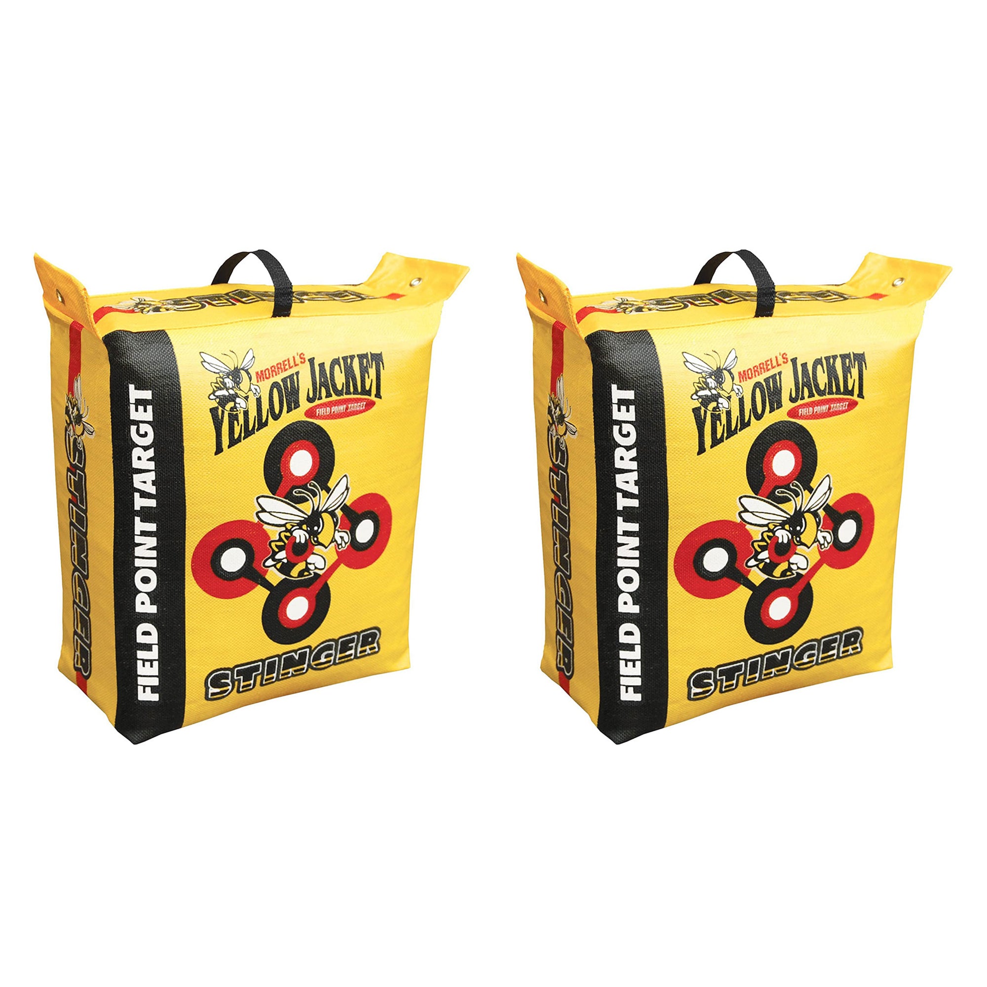 Morrell Yellow Jacket 19LB Portable Stinger Field Point Archery Bag Target, 2 Ct - VMInnovations
