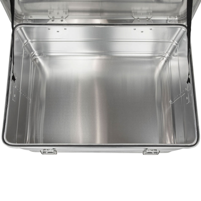 Swiss Link Custom Industrial Aluminum Lidded Storage Box for Tools, Small Silver