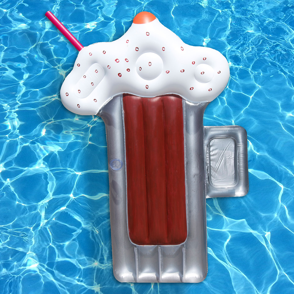 Swimline Root Beer Mug Inflatable Swimming Pool Toy Pool Lake Raft (Open Box)