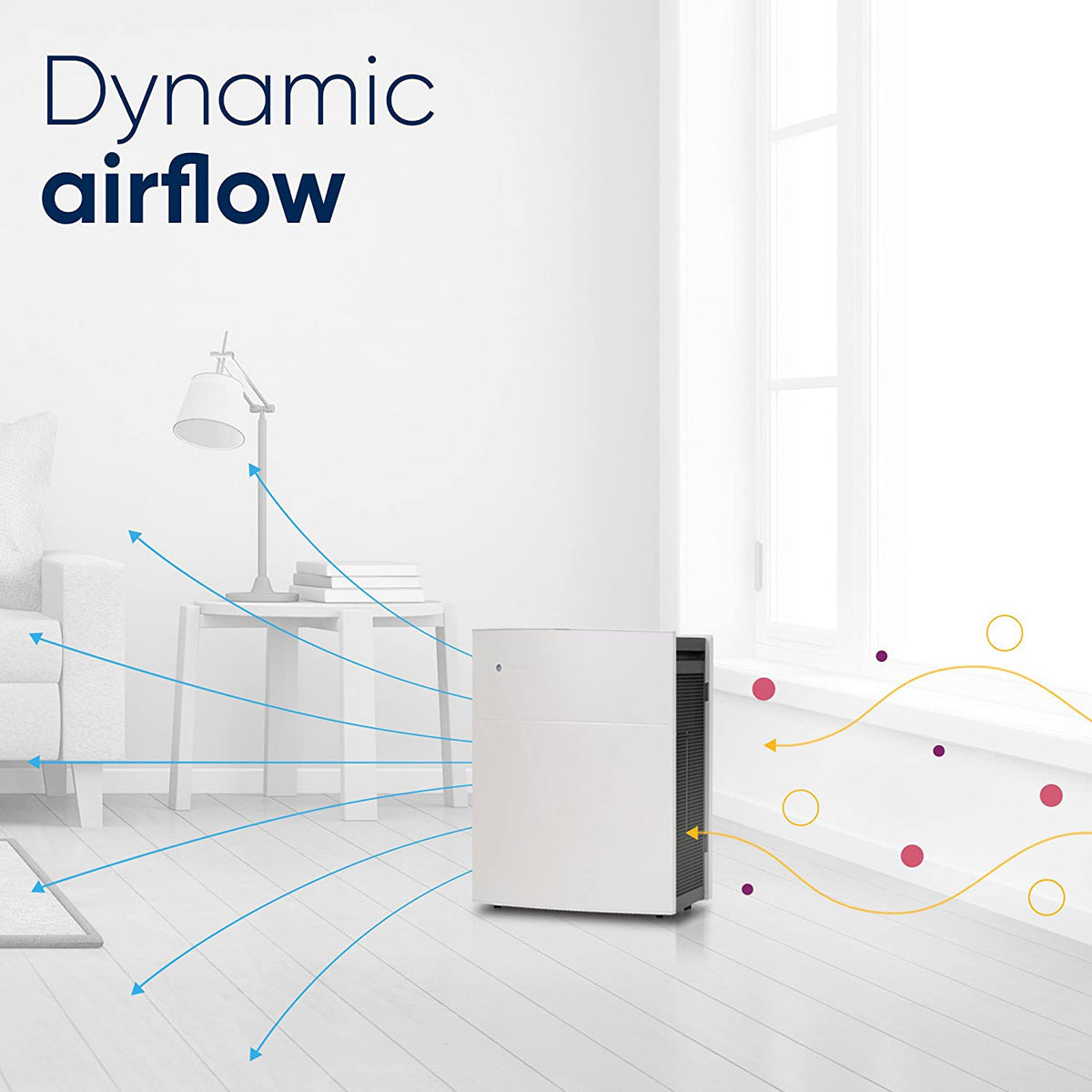 Blueair Classic 405 430 Sq Ft WiFi Enabled Air Purifier, Certified Refurbished