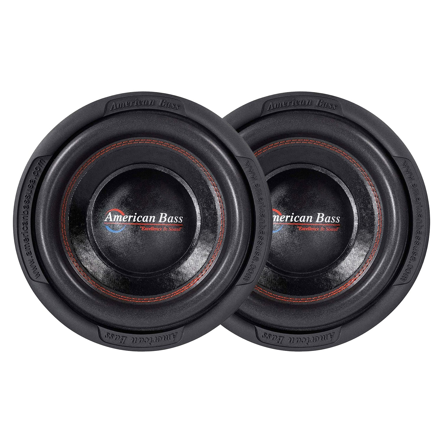 American Bass XD 1044 10 Inch 4 Ohm Voice Coil 900W Subwoofer Speaker (2 Pack)
