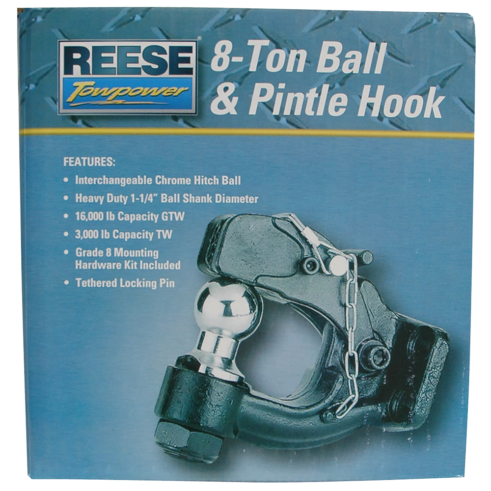 Reese Towpower 8 Ton Capacity Pintle Hook and 2 5/16 Inch Ball Combination(Used)