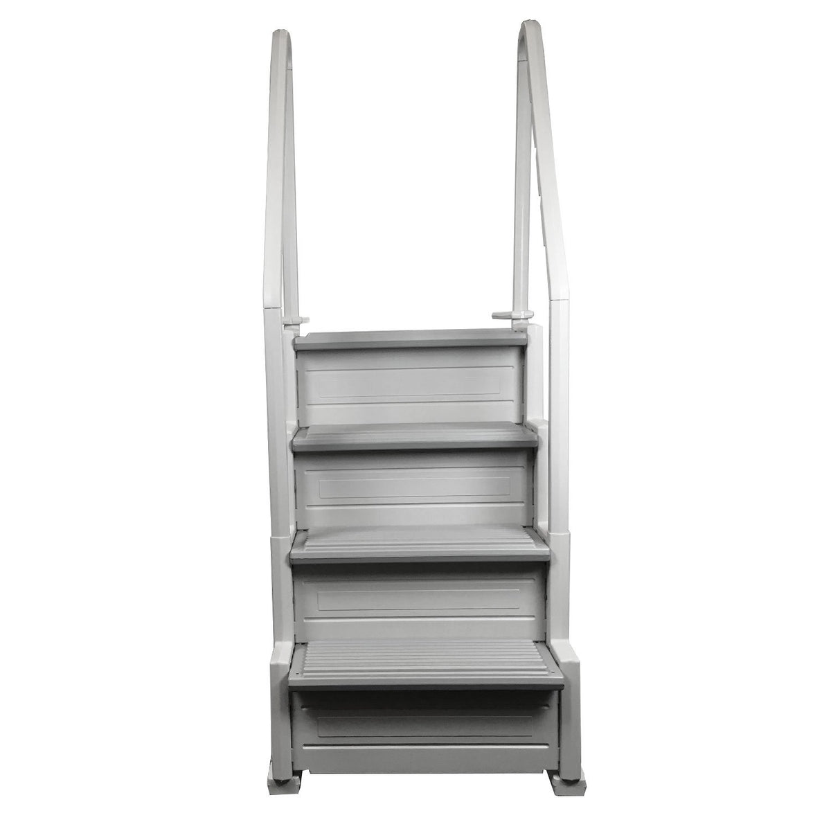Confer Plastics In-Pool 4 Step Ladder w/Main Access Universal Anchor Sand Weight