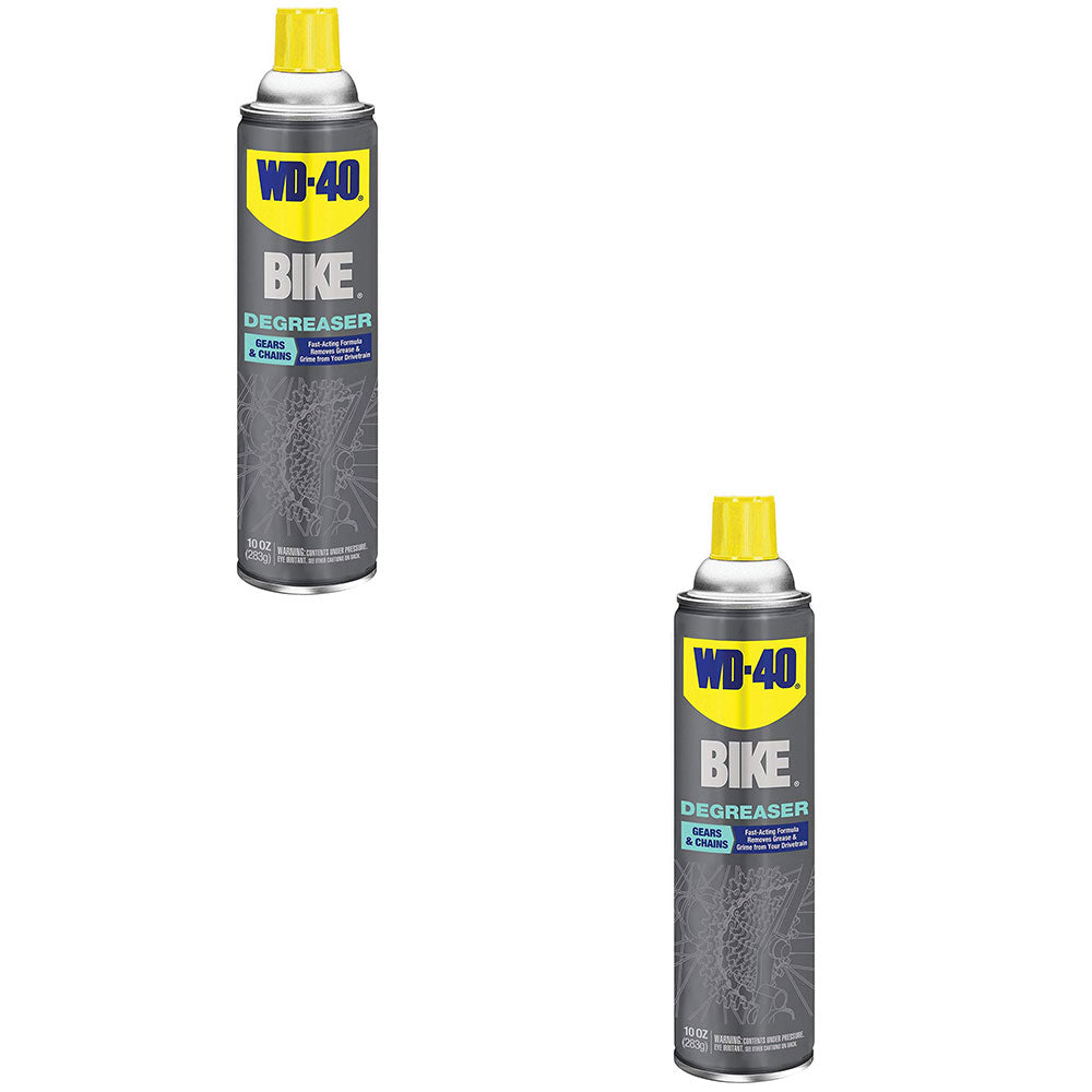 WD-40 Ounce Aerosol Foaming Fast Acting Bike Chain Cleaner & Degreaser (2 Pack)