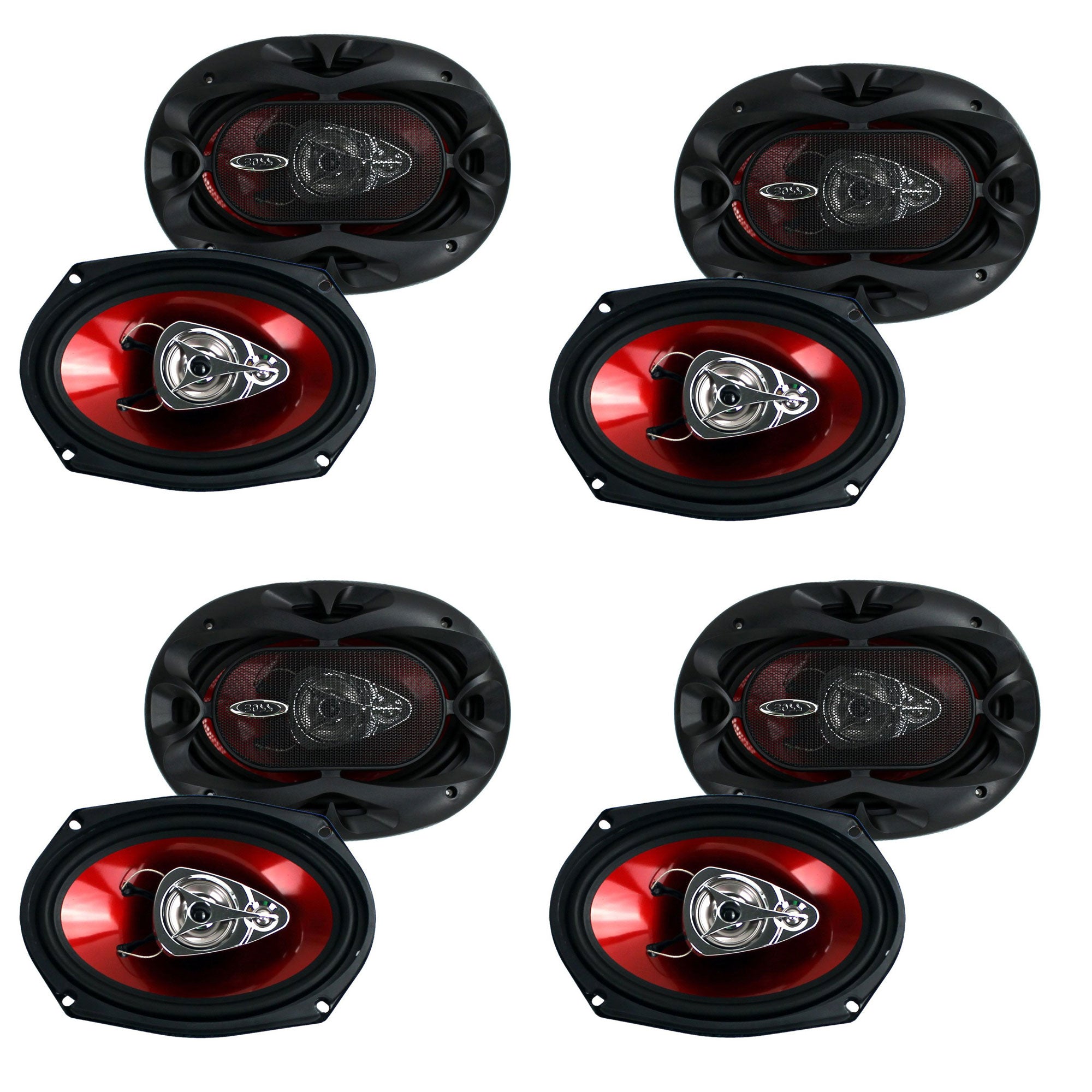 BOSS Audio 6x9" 3 Way 400 Watt Chaos Exxtreme Series Car Audio Speakers (4 Pair) - VMInnovations