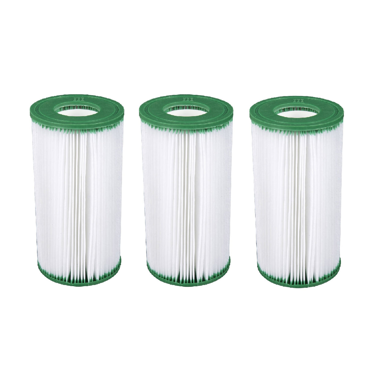 Coleman Type III A/C 1000 & 1500 GPH Replacement Filter Pool Cartridges (3 Pack)