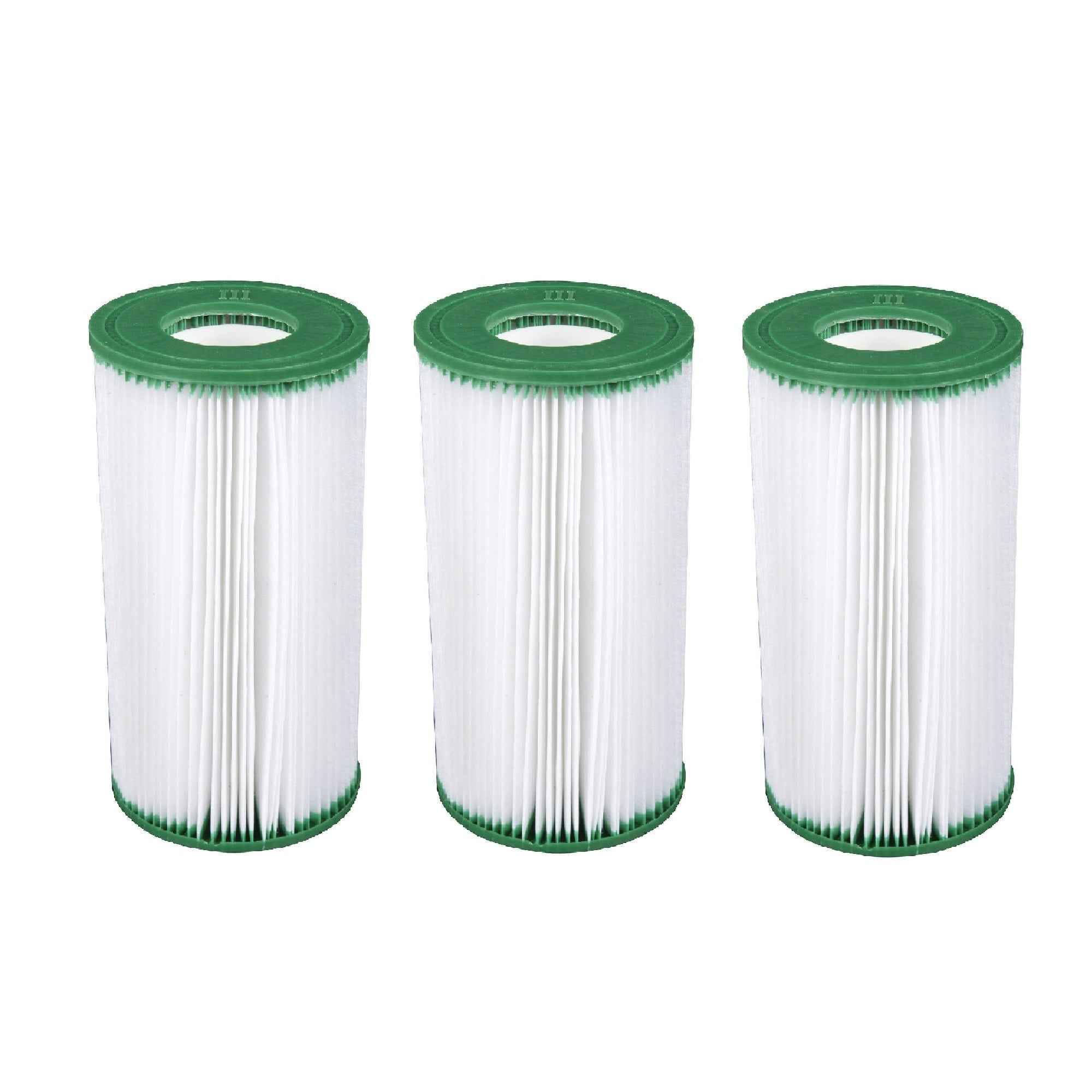 Coleman Type III A/C 1000 & 1500 GPH Replacement Filter Pool Cartridges (3 Pack)