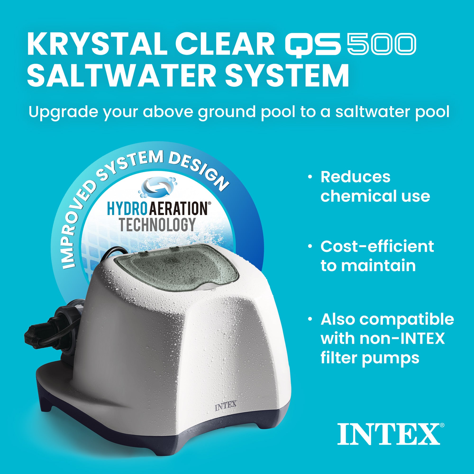 Intex Krystal Clear Saltwater System for 7000 Gal. Above Ground Pools(For Parts)