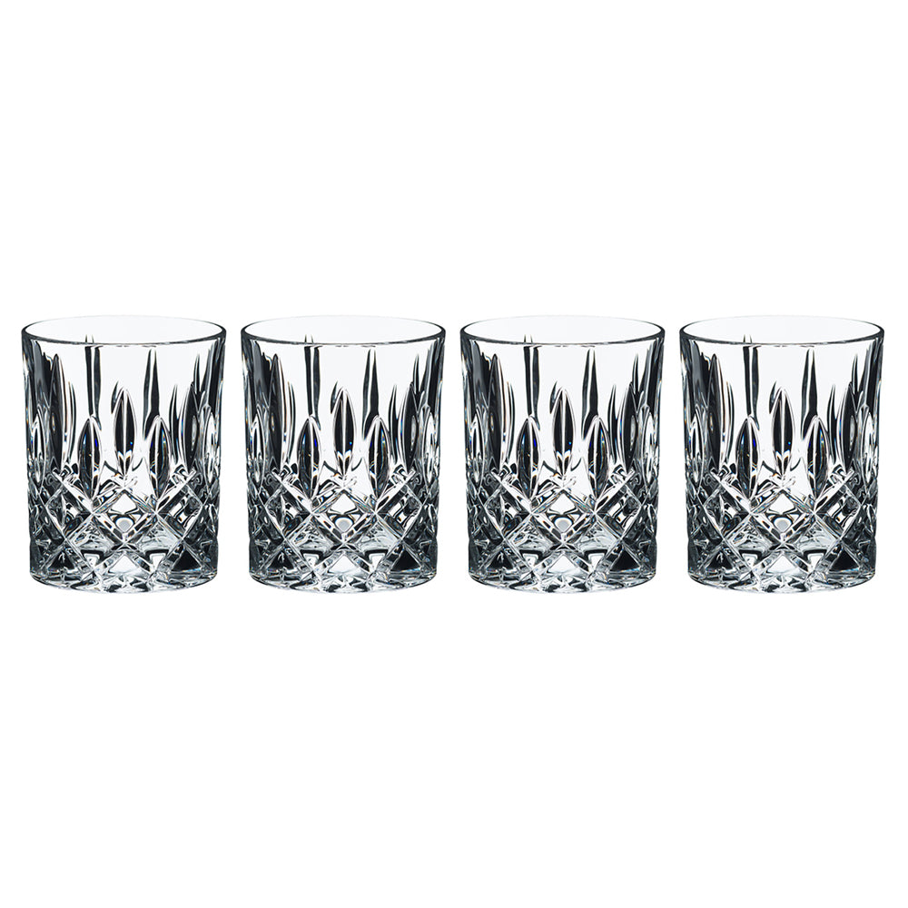 Riedel Spey Collection Crystal Scotch & Bourbon Tumbler Whiskey Glasses (4 Pack) - VMInnovations