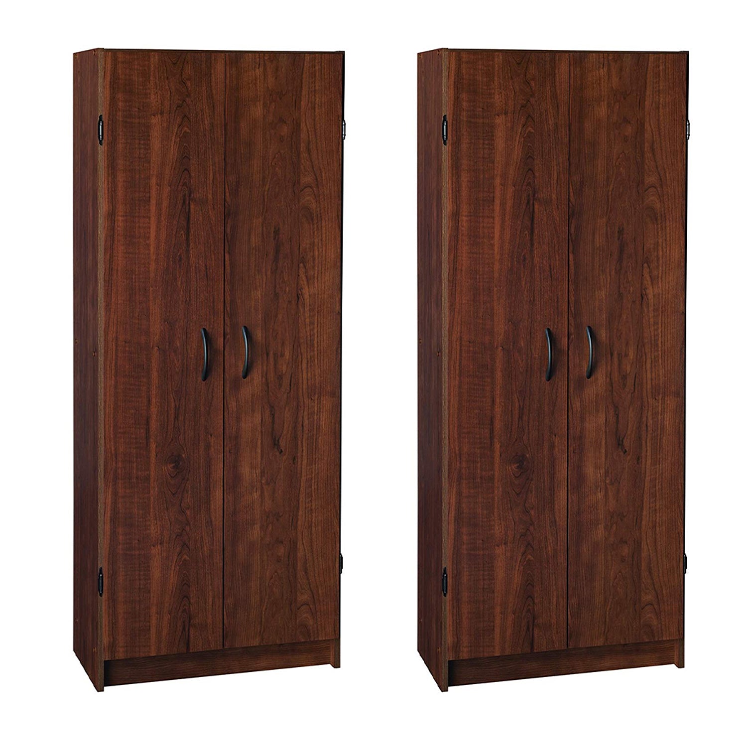 ClosetMaid 1308 Freestanding Organization Pantry Cabinet, Dark Cherry (2 Pack)