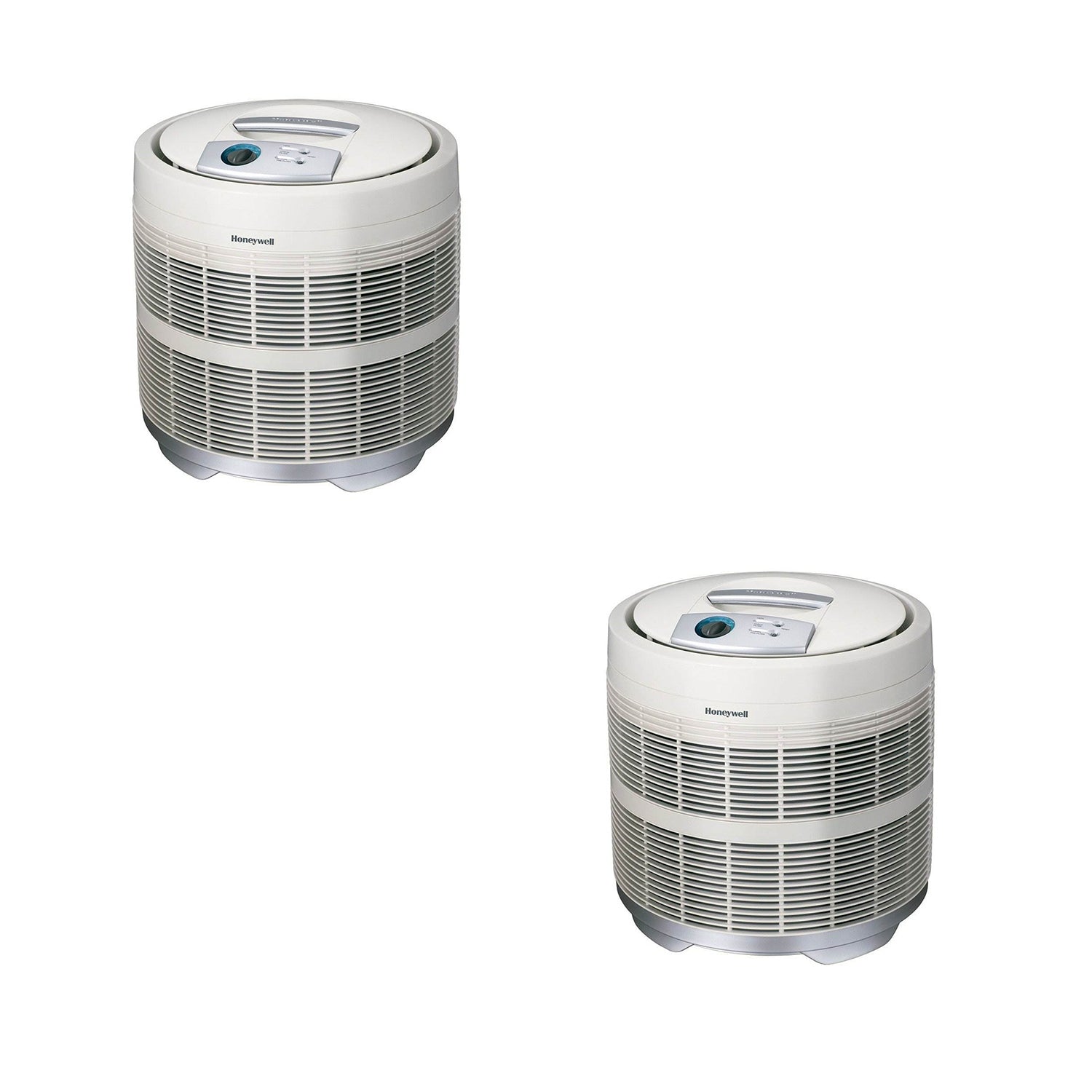 Honeywell True HEPA Germ Fighting Allergen Reducer Air Purifier, White (2 Pack)