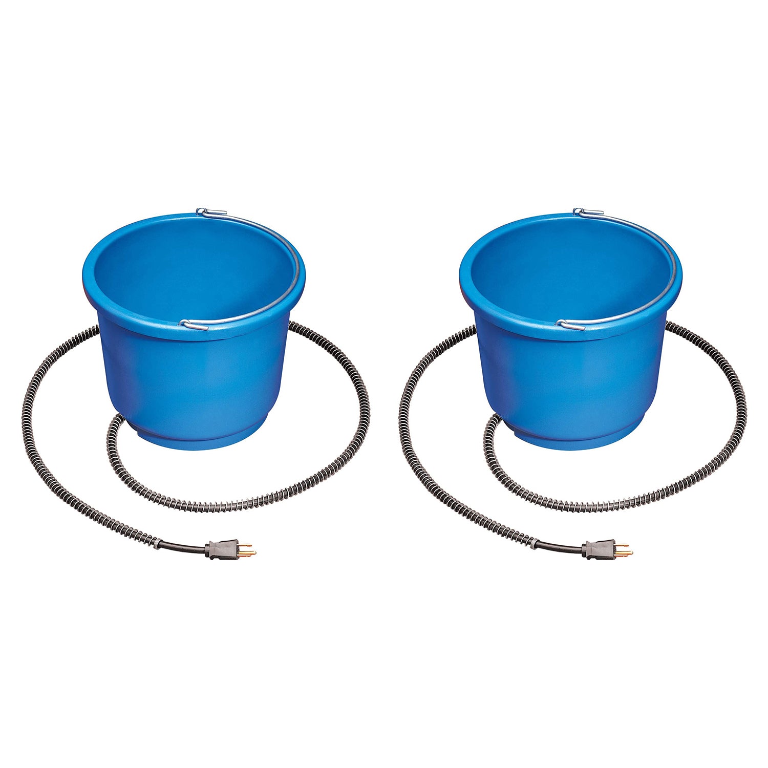 MIller Manufacturing Company 9 qt Round Heated Bucket, Anti-Chew Cord (2 Pack) - VMInnovations
