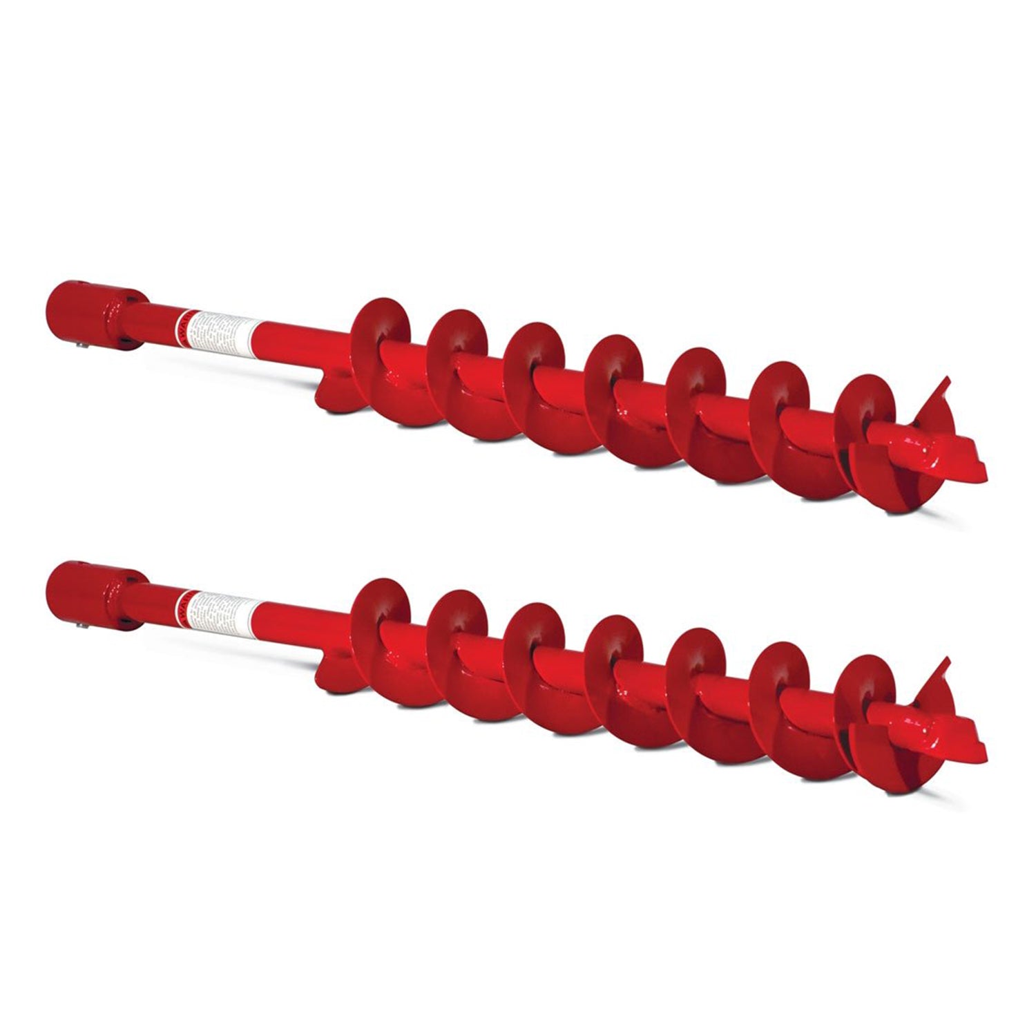 Earthquake 3" Auger Fishtail Point Replaceable Post Hole Digger Bit (2 Pack)