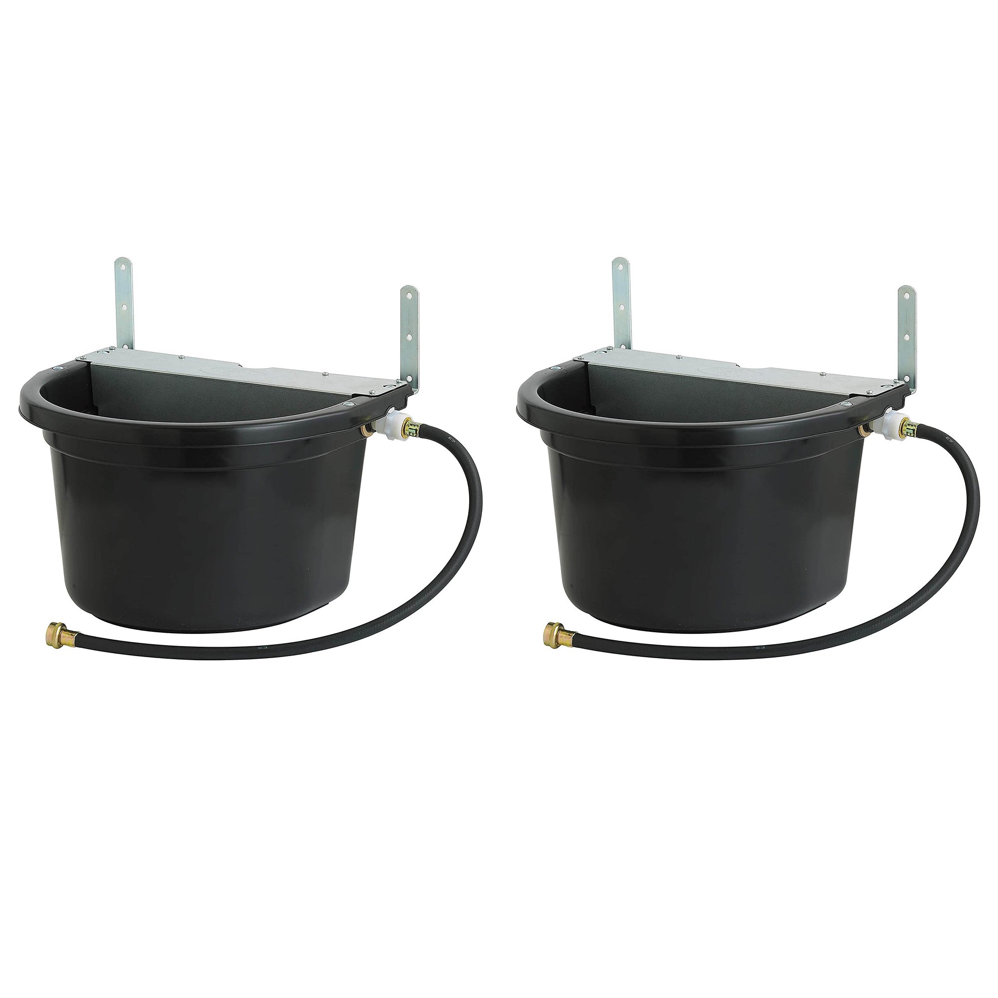 Little Giant 4 Gal. Float Controlled Waterer Livestock Water Trough (2 Pack) - VMInnovations