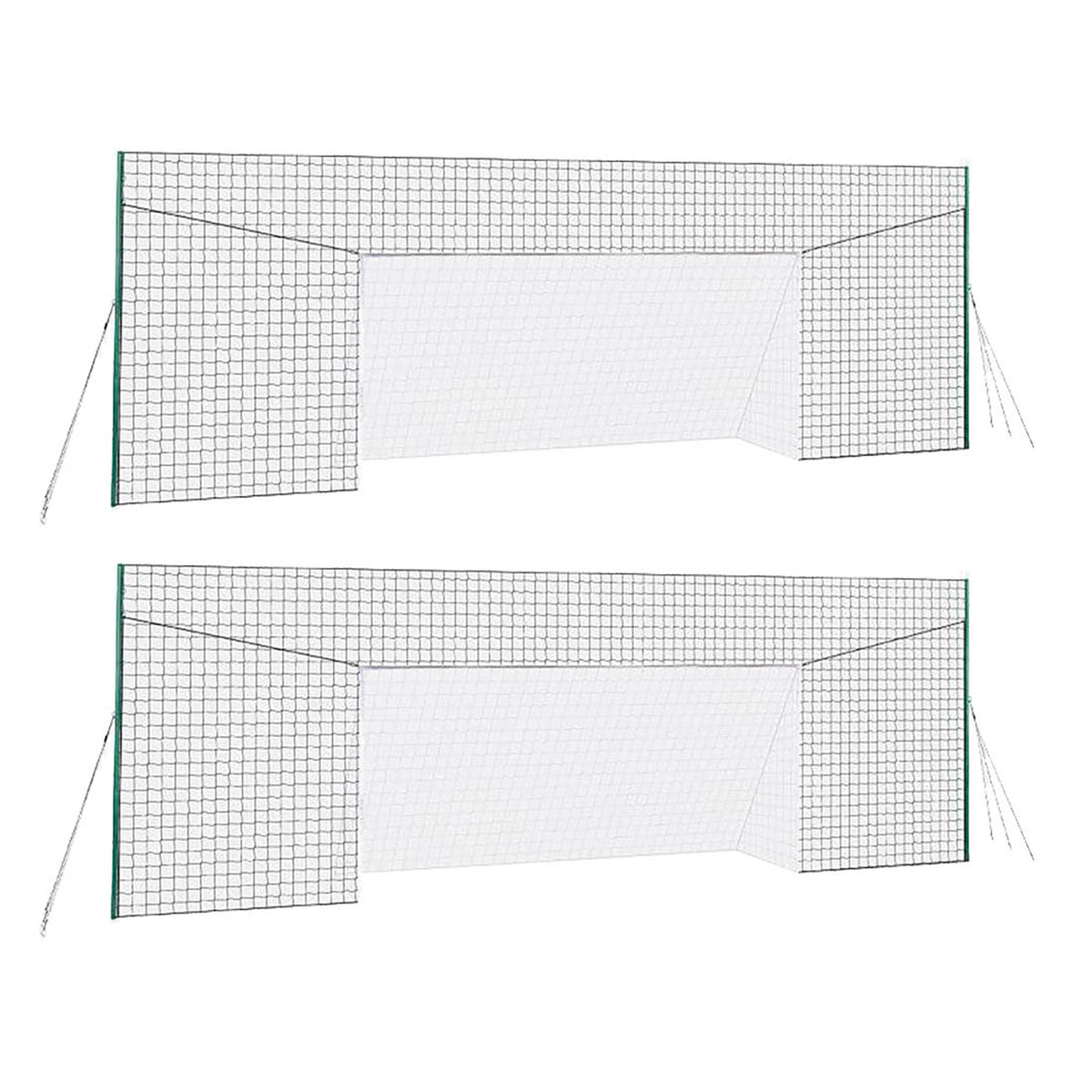 Open Goaaal JX-OGFL2 Soccer Practice Net Rebounder with Goal, Large (2 Pack)