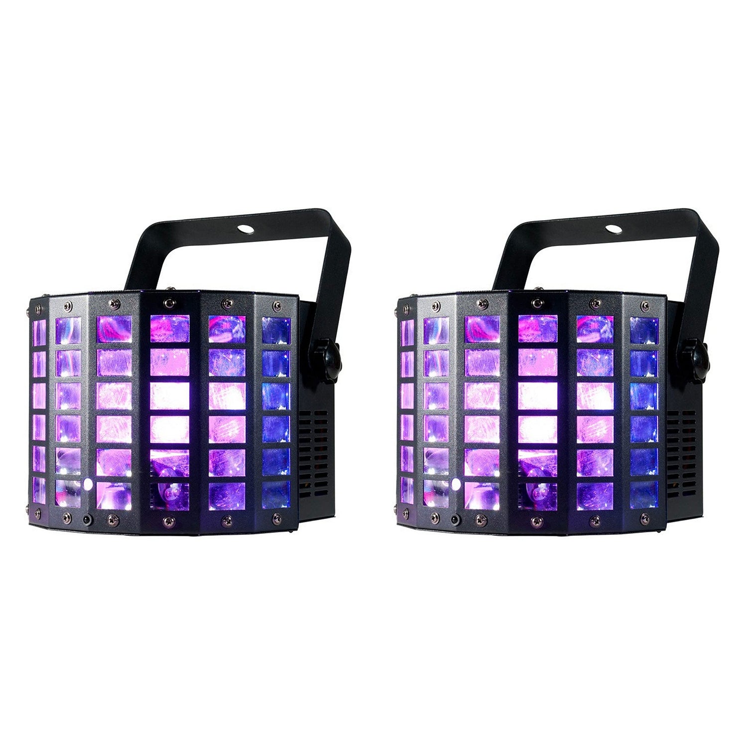 ADJ Mini Dekker LZR Moonflower LED Light & Laser Lighting Fixture (2 Pack)
