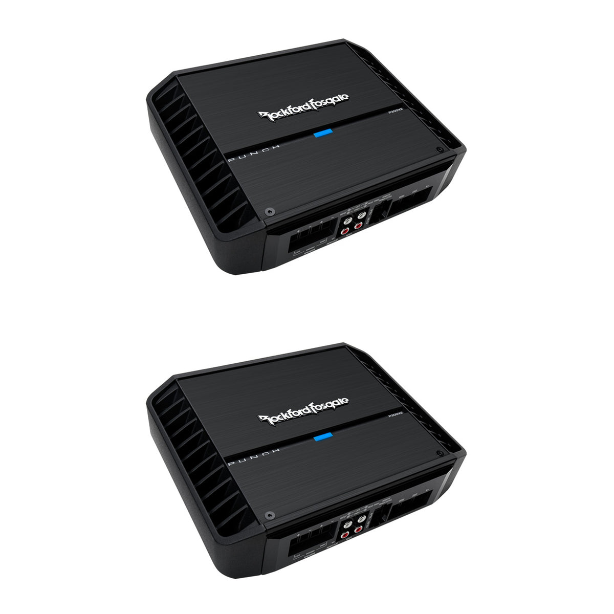 New Rockford Fosgate P300X2 300W 2 Channel Car Amp AB Power Audio Amp (2 Pack)
