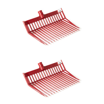 Little Giant Polycarbonate Pitchfork Replacement Head w/ Angled Tines (2 Pack)