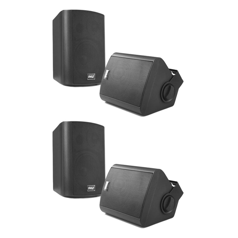 Pyle Wall Mount 6.5-Inch Bluetooth Indoor & Outdoor Speaker System (2 Pack)