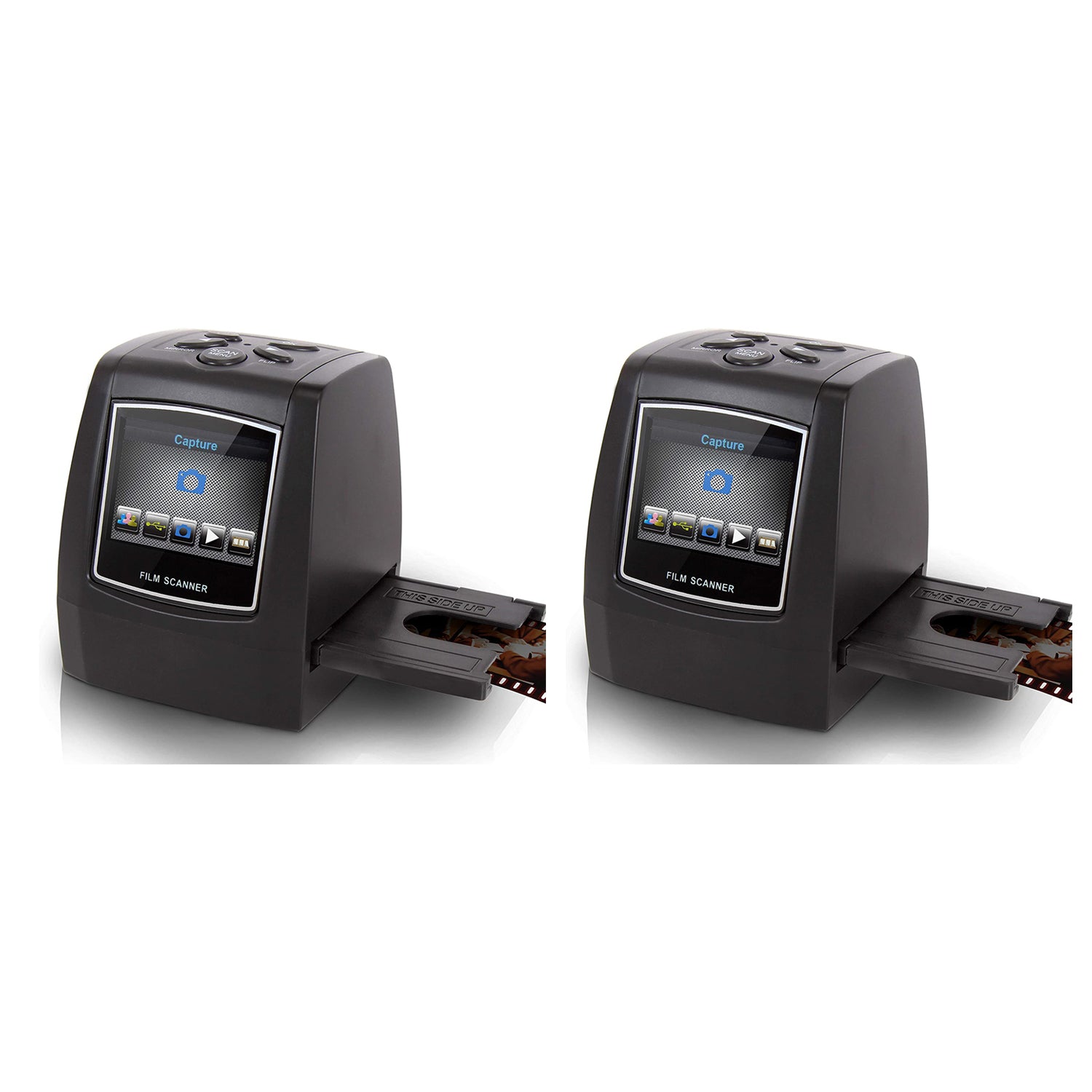 Pyle 2.4" Photo Film Scanner Slide Digitizer Digital Image Converter (2 Pack)