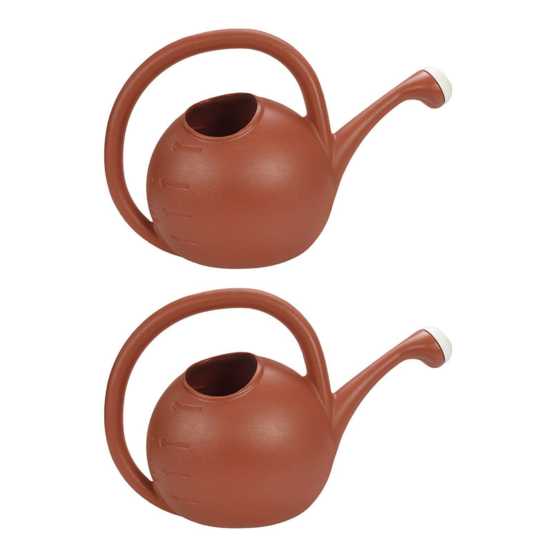 HC Companies RZ.WC2G0E35 2-Gallon Large Mouth Watering Can, Terra Cotta (2 Pack)