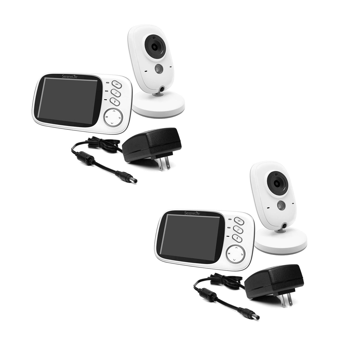 SereneLife Wireless Portable Camera & Video Display Baby Monitor System (2 Pack) - VMInnovations