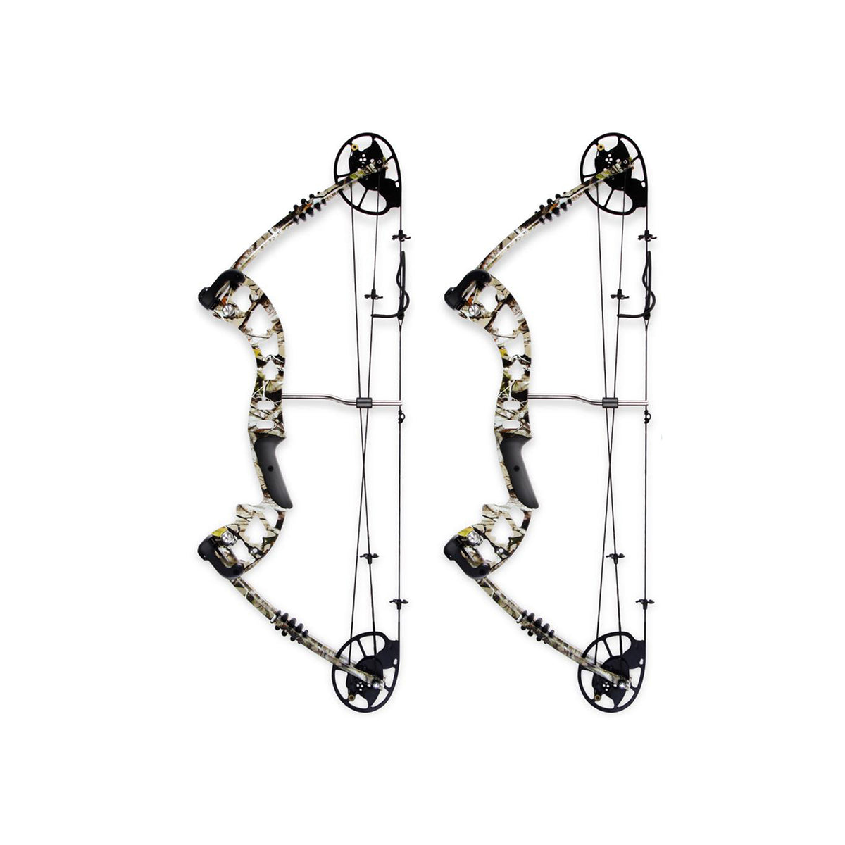 SereneLife Right Handed Complete Compound Target Practice Bow Package (2 Pack) - VMInnovations