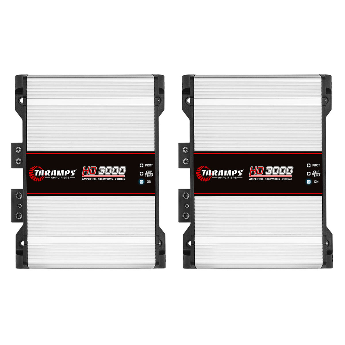 Taramps Class D HD 3000 Watt RMS 2 Ohms Sound Systems Mono Amplifier (2 Pack)