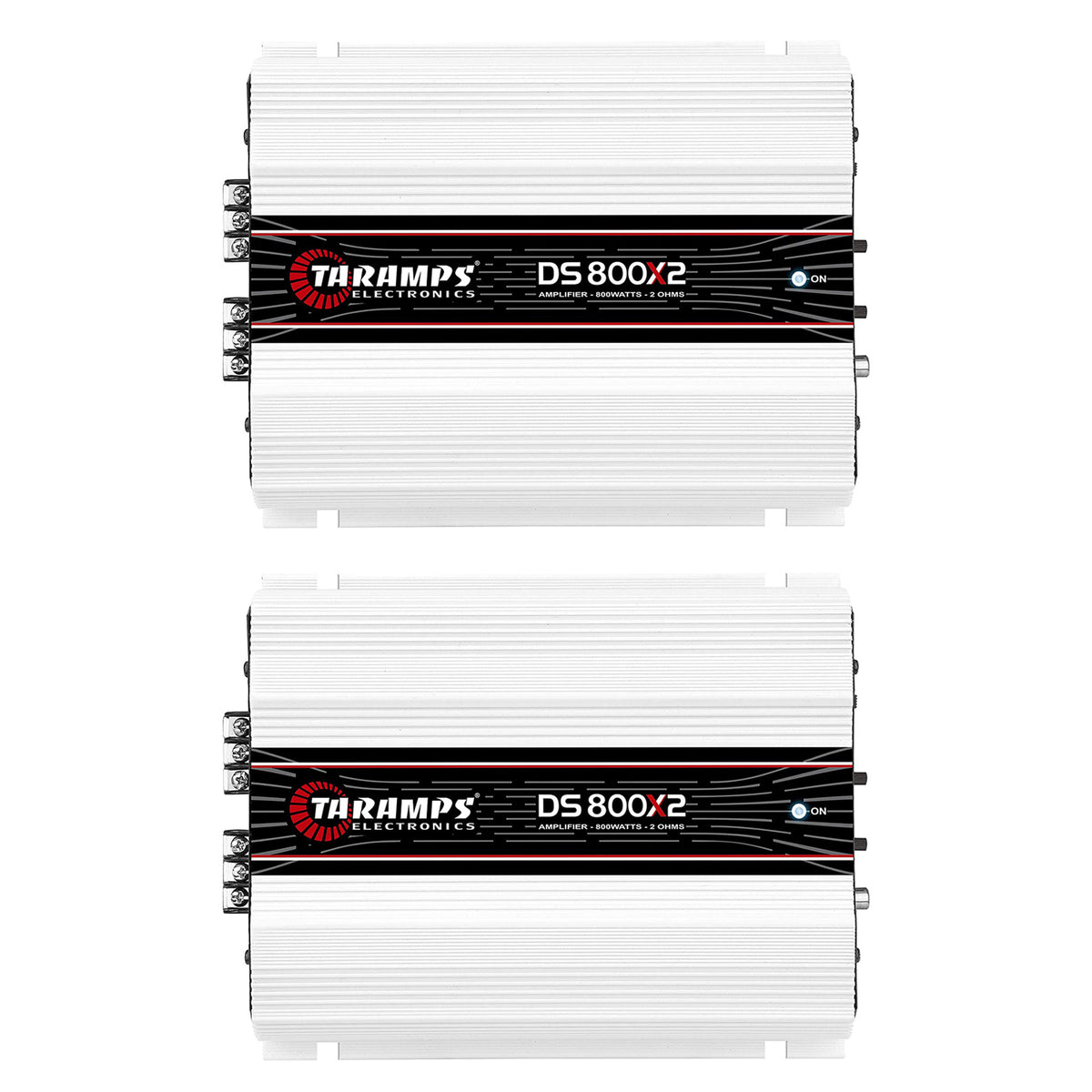 Taramps DS 800x2 2 Ohms 2 Channels 800 Watts Stereo System Amplifier (2 Pack)
