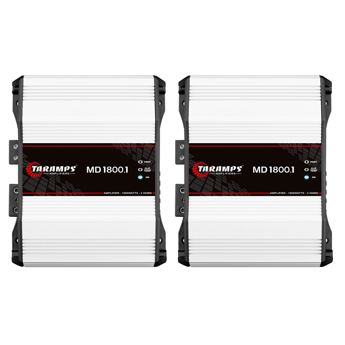 Taramps Class D MD 1800.1 2 Ohms 1800 Watt Sound Systems Mono Amplifier (2 Pack)