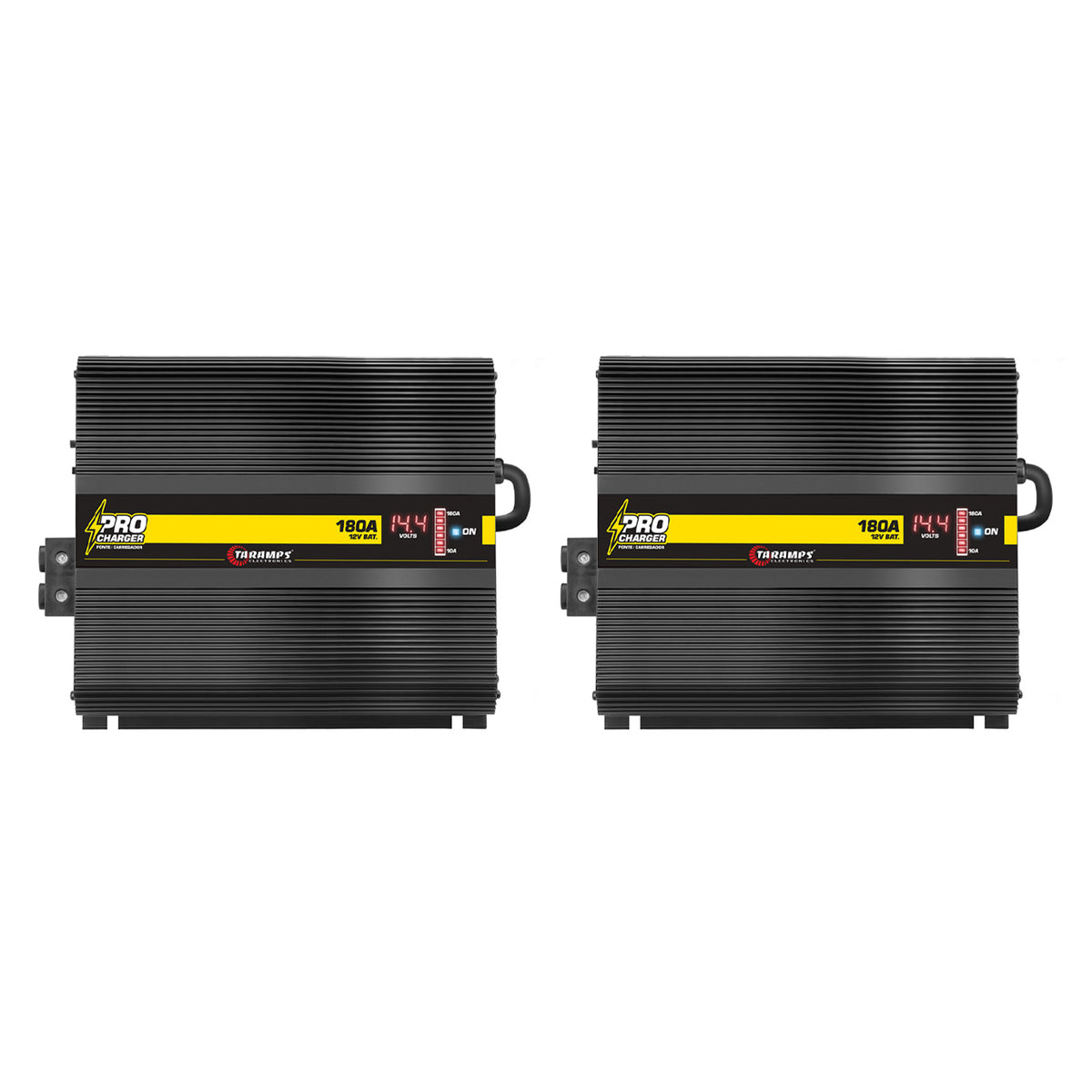 Taramps Procharger 180 Amp 12 Volt 2590 Watt Car Power Supply Charger (2 Pack)