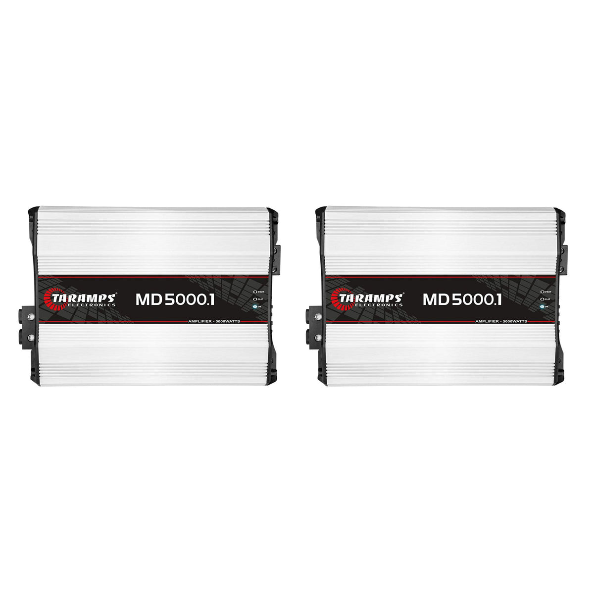Taramps Class D MD 5000.1 2 Ohms Auto Sound Systems Mono Amplifier (2 Pack)