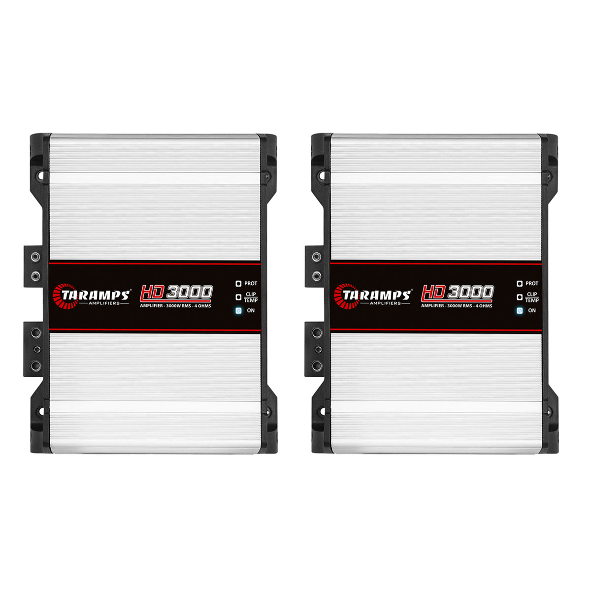 Taramps Class D HD 3000 Watt RMS 4 Ohms Sound Systems Mono Amplifier (2 Pack)