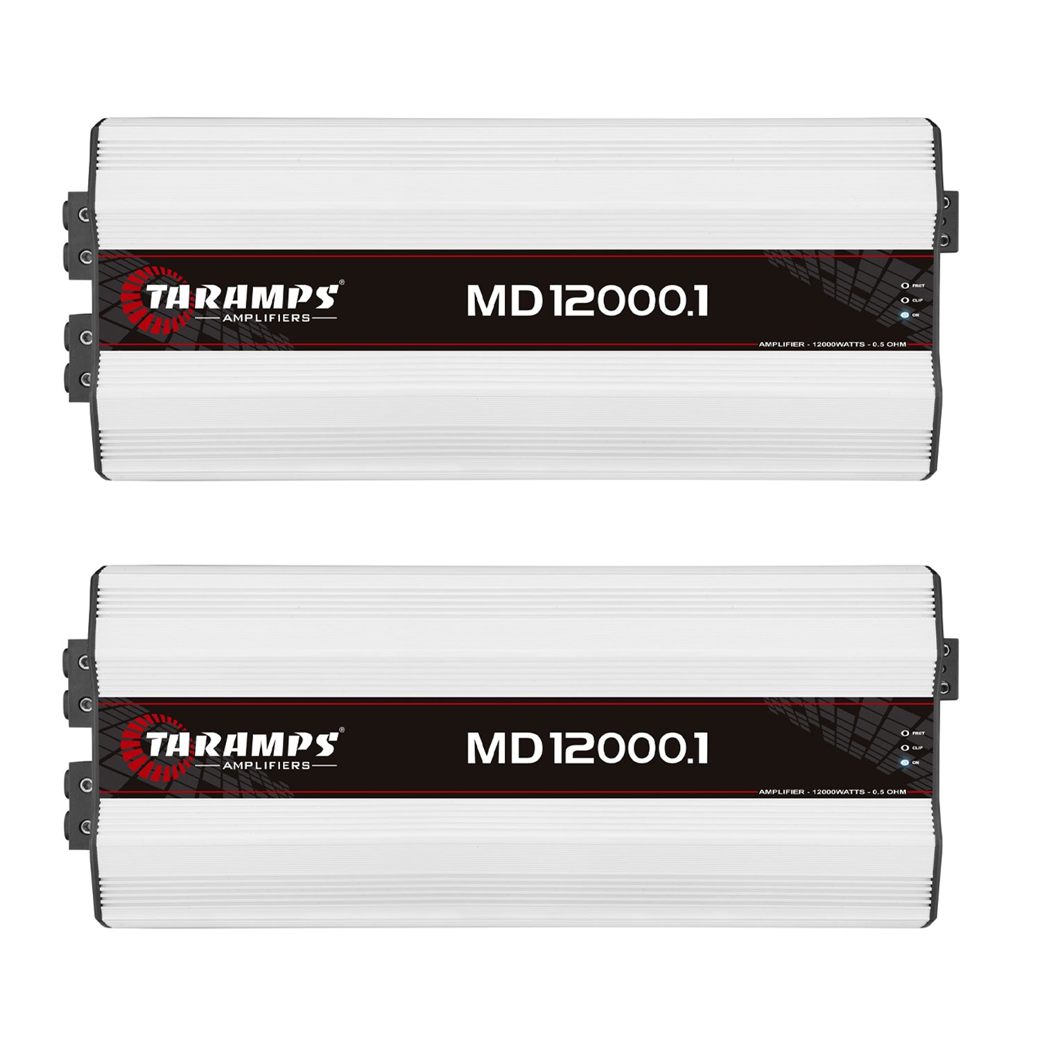 Taramps Class D MD12000.1 12000 Watt Auto Sound Systems Mono Amplifier (2 Pack)