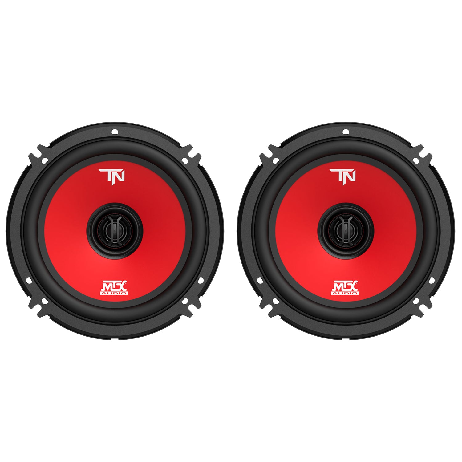 MTX Terminator6 45W RMS 2 Way Polypropylene Coaxial Car Speakers, Pair (2 Pack)