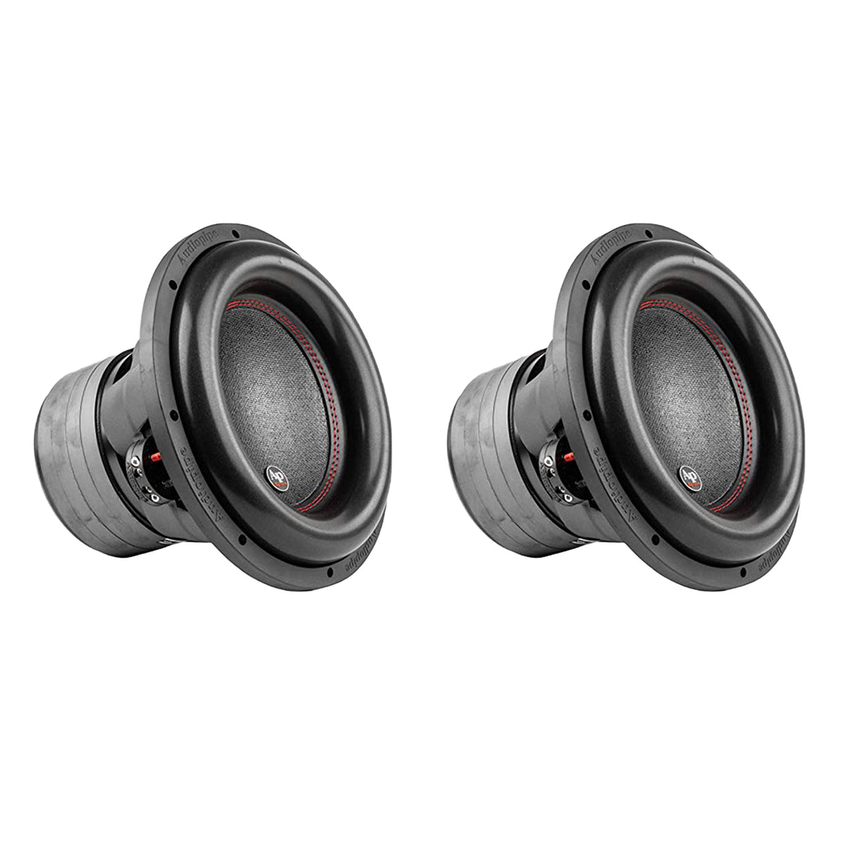 AudioPipe TXX-BDC4-12 Dual 4 Ohm 12 inch 2,200 W Car Subwoofer, Black (2 Pack)