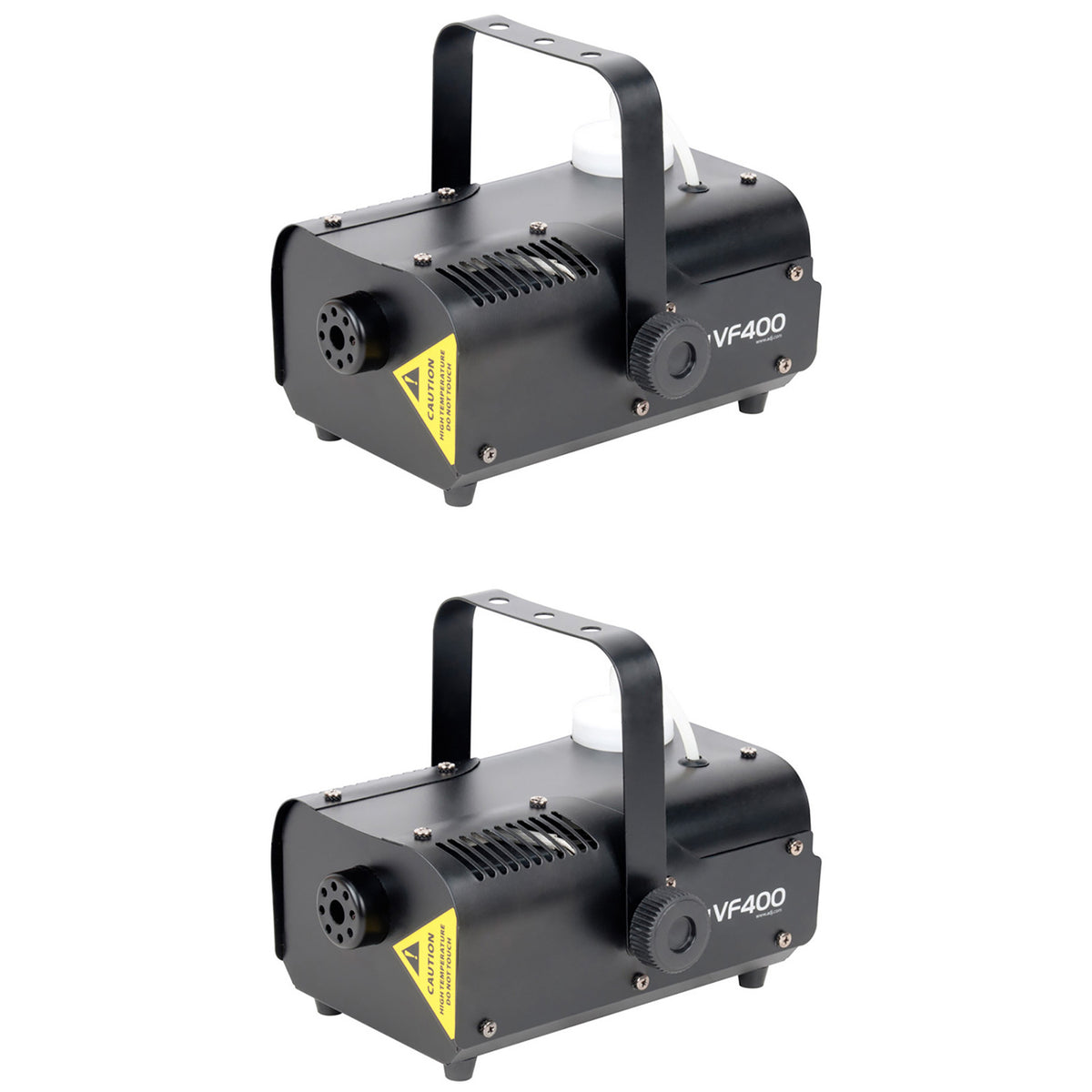 ADJ VF400 400W Mobile Fog Machine w/ 5L Internal Fluid Tank & Remote (2 Pack)
