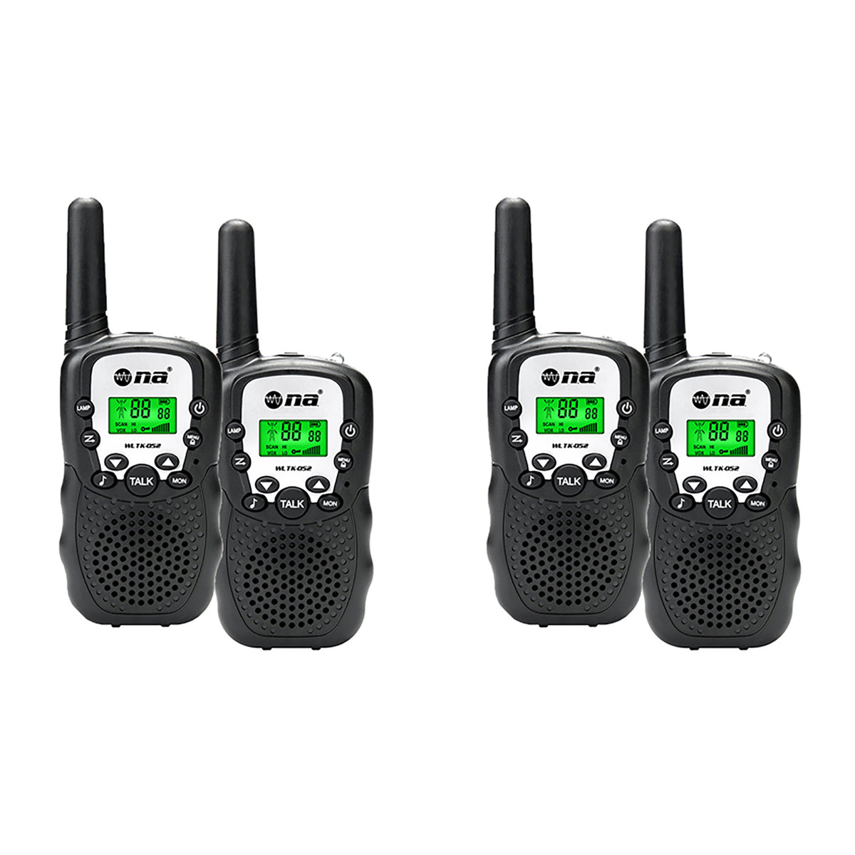 AudioPipe WLTK-052 1.86 Mile 22 Channel Walkie Talkie 2-Way Radio Set (2 Pack)
