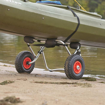 Guide Gear 200 LB Capacity Foldable Aluminum 2-Wheel Kayak Canoe Carrier Cart