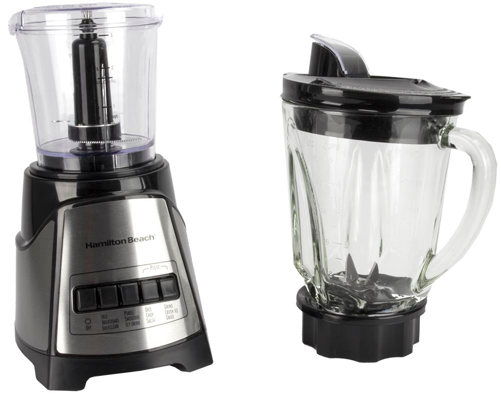 Hamilton Beach 2-In-1 Crusher Blender Chopper with Blender Baby Foods Cookbook