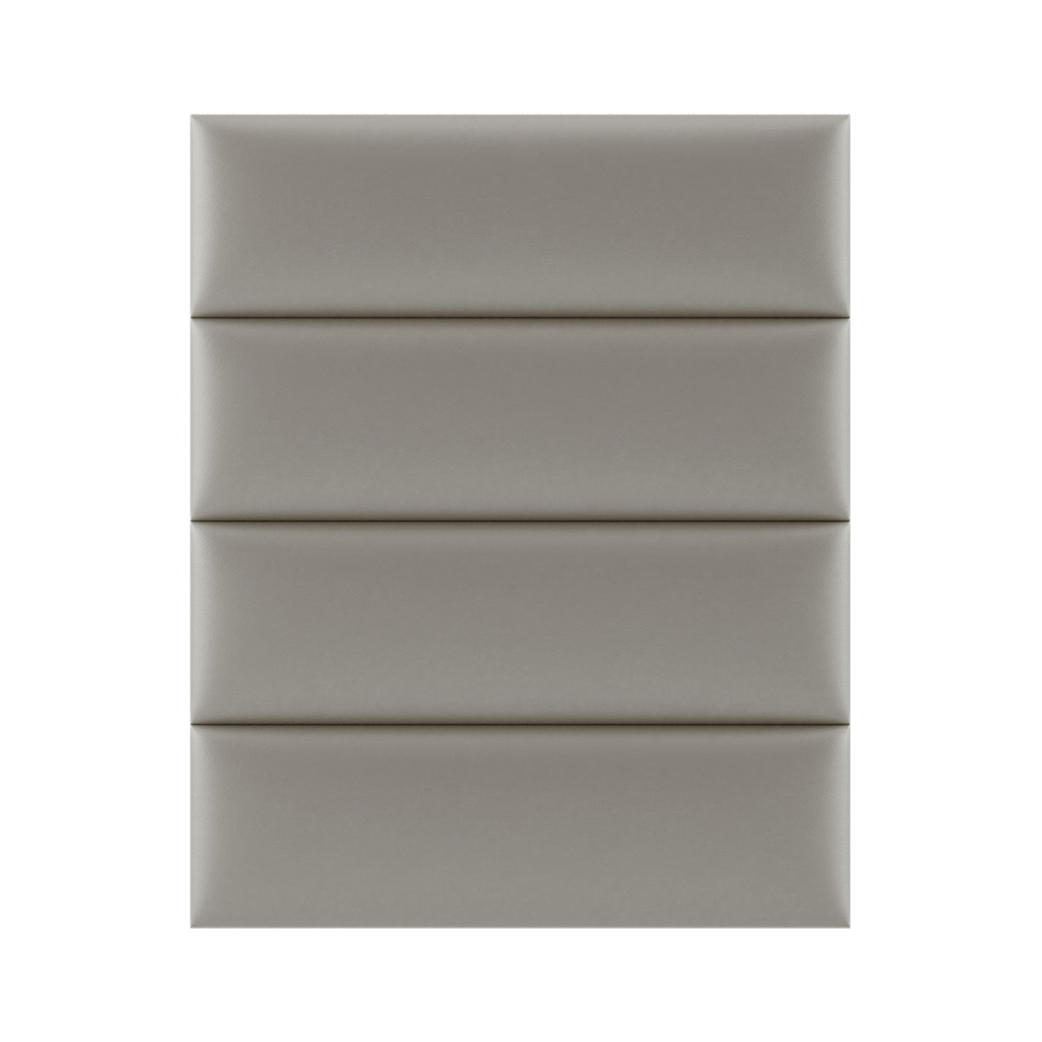 Vant 39 x 46" Floating Upholstered Décor Wall Panels, Metallic Champagne (4 Pk)