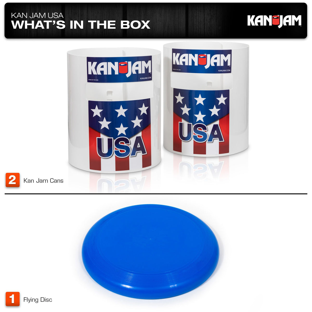 Kan Jam Portable Disc Slam Outdoor Game with 2 Targets and 1 Disc (For Parts)