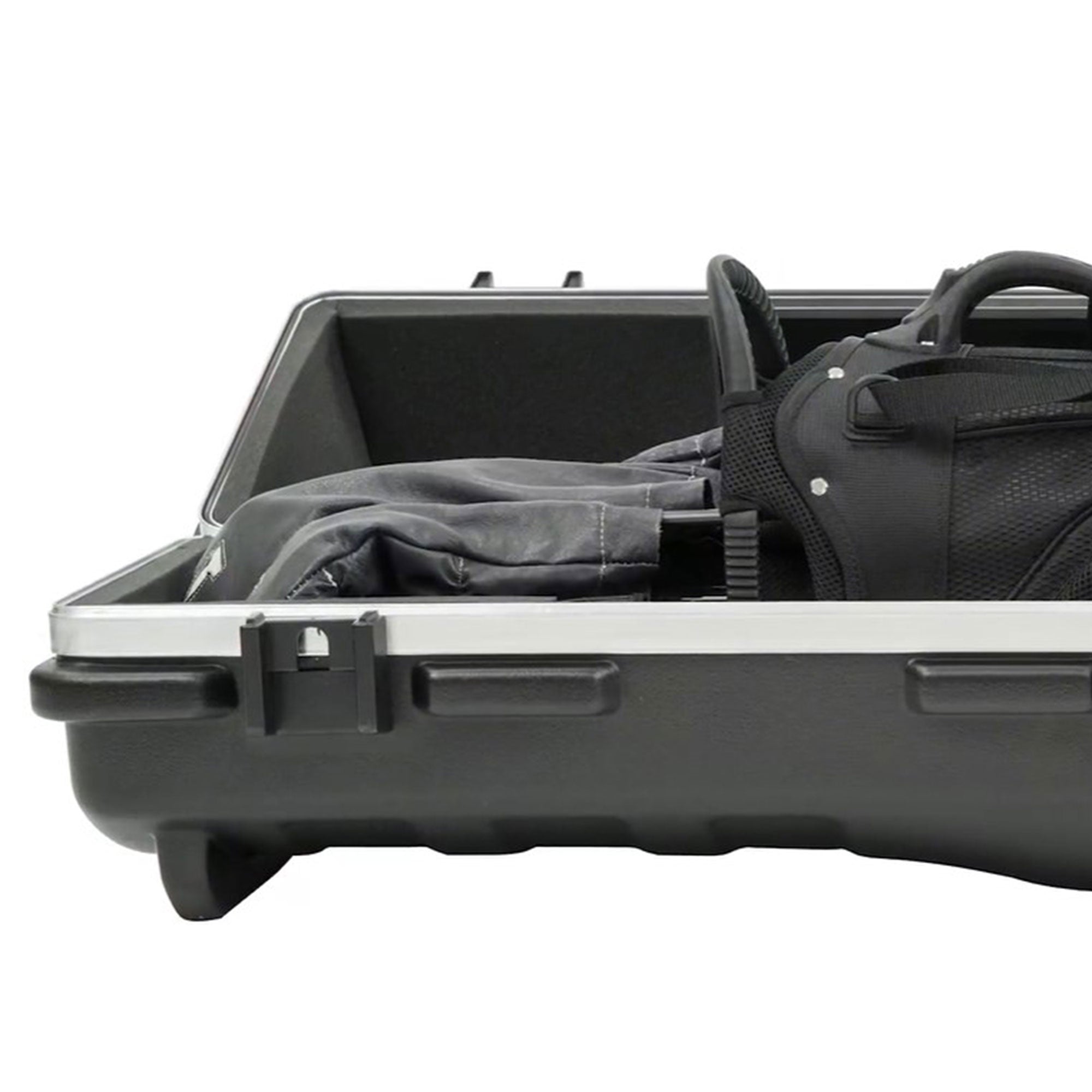 SKB Cases ATA Deluxe Hard Plastic Storage Wheeled Golf Bag Travel Case (3 Pack) - VMInnovations