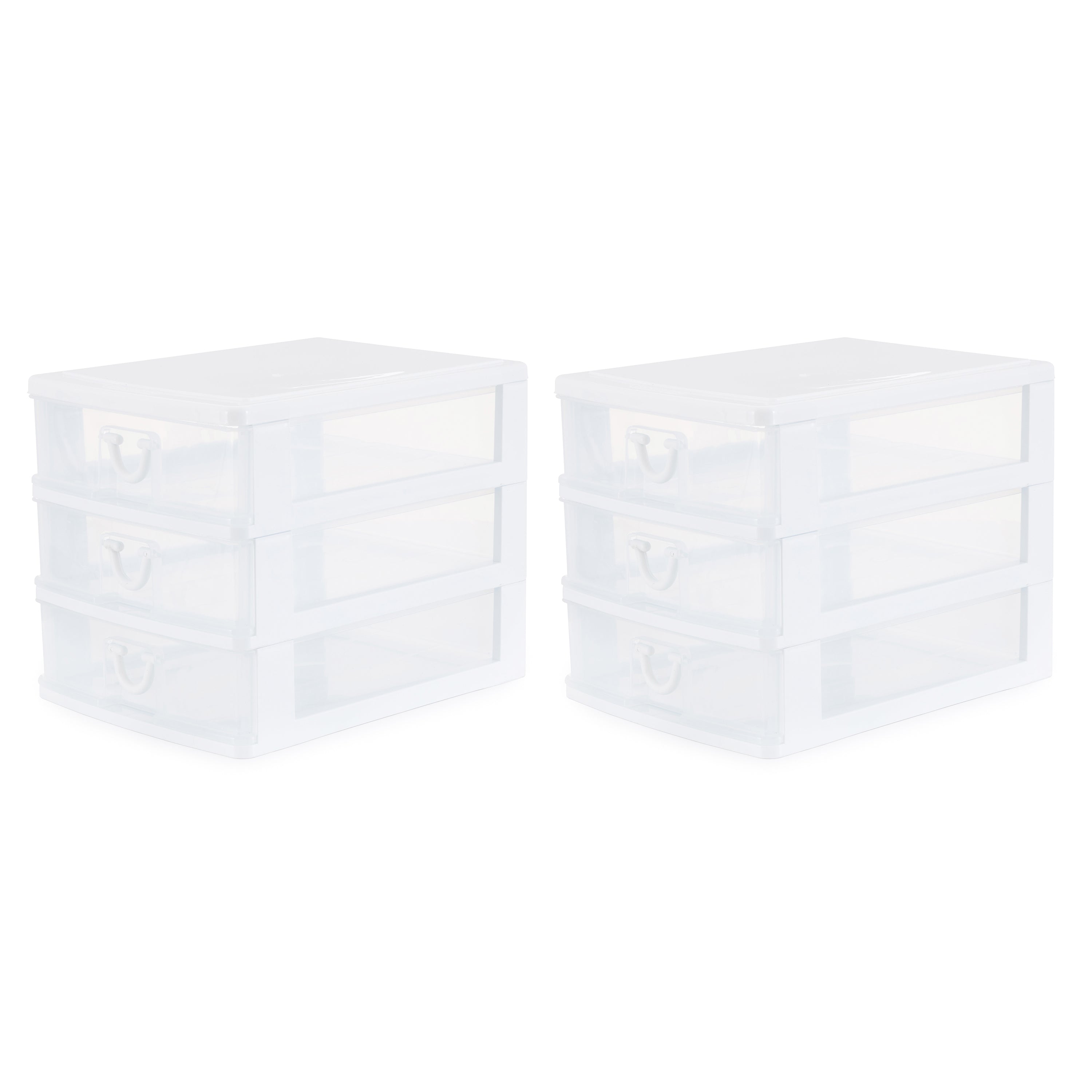 Gracious Living Deluxe 3 Drawer Storage Desktop & Countertop Organizer (2 Pack) - VMInnovations