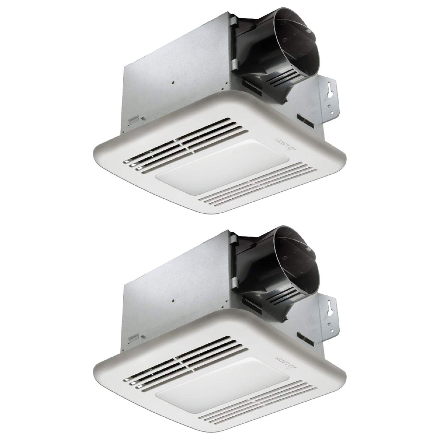 Delta Breez BreezGreenBuilder 100 CFM Bathroom Fan with LED Light (2 Pack) - VMInnovations