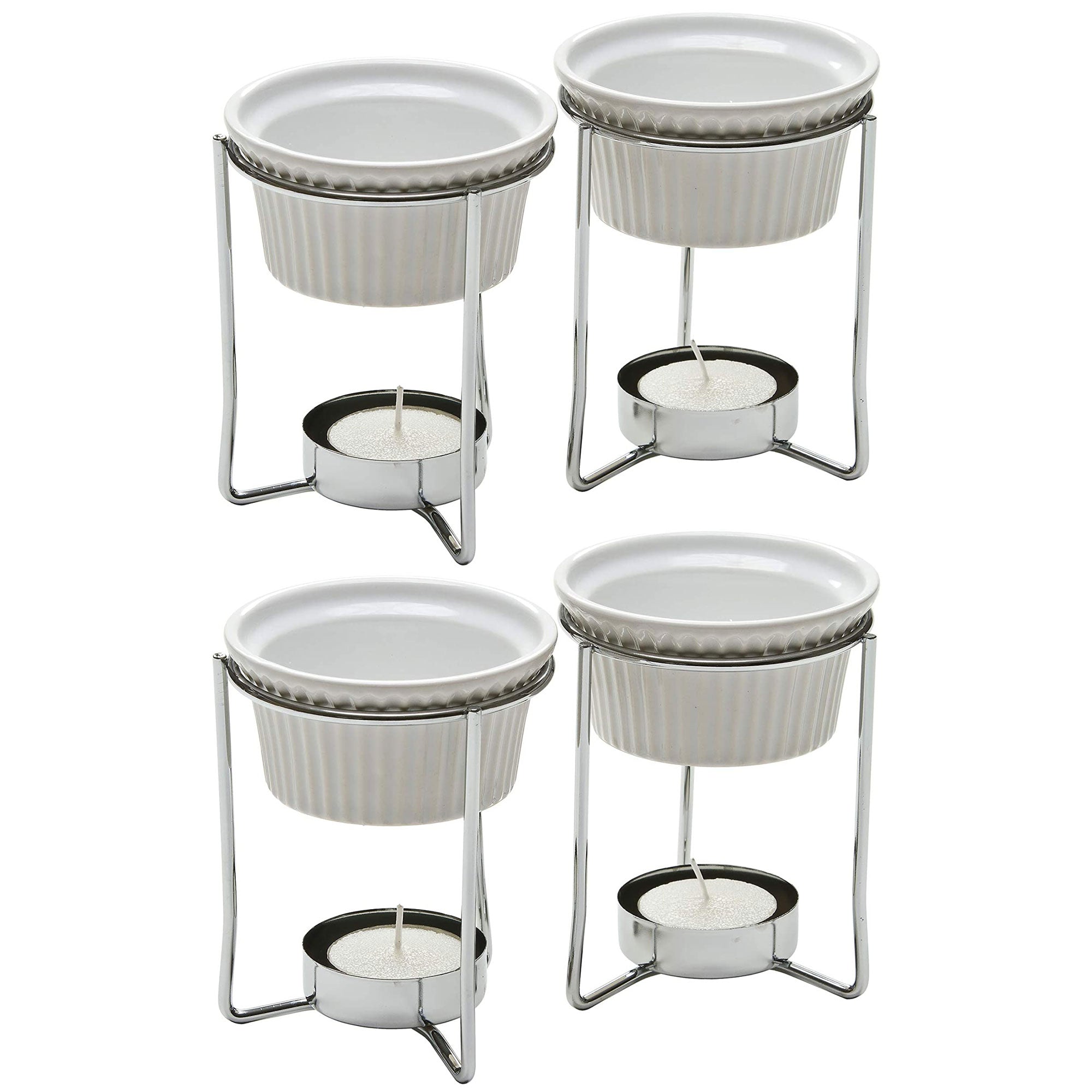 PrepWorks by Progressive 5-Ounce Ceramic Butter Warmer Home Fondue Set (2 Sets)